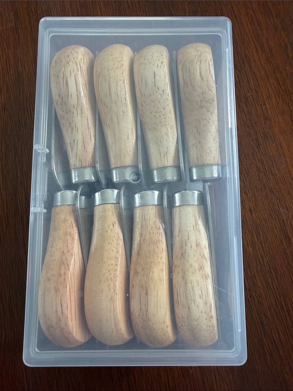 Bamboo Handle Corn holders with case